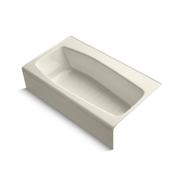 Kohler Villager 60" x 34" Bathtub with Extra 4" Ledge and LeftHand